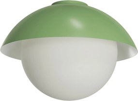 Osmont LUK60020 Lukida 3 mennyezeti/fali üveglámpa olívazöld/fehér