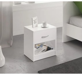 NED éjjeliszekrény, fehér