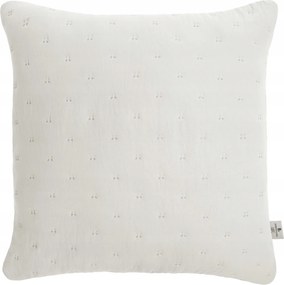 Dekoratív párnahuzat Terra 45x45 steppelt elefántcsont