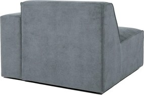 Szürke kordbársony kanapé modul (jobb oldali) Sting – Scandic