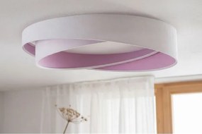 LED dimmelhető mennyezeti lámpa SM. GALAXY M. LED/24W/230V átm. 55 cm fehér/lila + távirányító