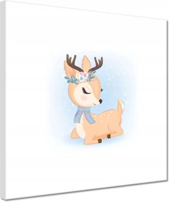Vászonkép 30x30 Gyönyörű őzike Szarvas