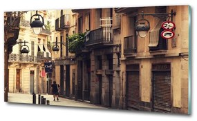 Üvegkép falra Streets of barcelona osh-72532408