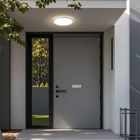 Brilagi - ULTRA SLIM LED fürdőszobai mennyezeti lámpa, 12W/230V, Ø 22,5 cm, ezüst, IP54