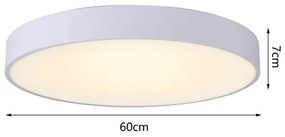Immax NEO 07206L-LED Dimmelhető mennyezeti lámpa RONDATE 53W/230V fehér Tuya + távirányító