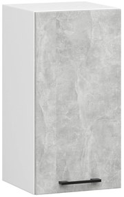 Konyhabútor 180 cm Ozara (beton + fehér). 1071277