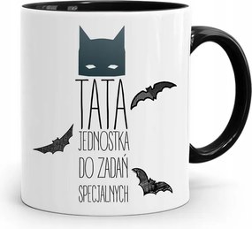 Fekete Bögre Apák Napjára Különleges Feladatokhoz, fényképes nyomtatással