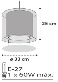 Dalber D-41412E - Gyerek csillár CLOUDS 1xE27/60W/230V