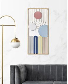 Fém fali dekoráció 37x84 cm Colorful – Mauro Ferretti