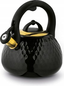 Hagyományos acél vízforraló Konighoffer 2,5 l fekete