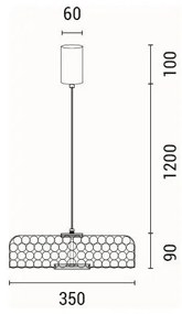 LED Állólámpa LED/10W/230V 3000K arany