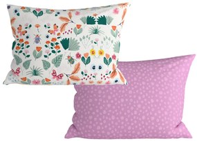 Szett 2 db díszpárnahuzat LUNETTA 40x60 cm, rózsaszín