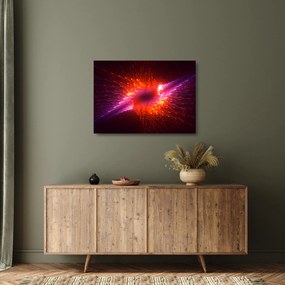 Modern tüskés absztrakció képe (üvegen) (70x50 cm)