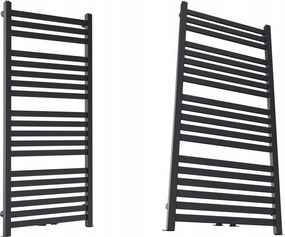 Imp-m 1150/530 Fürdőszobai Radiátor, Fekete Színű, Strukturált