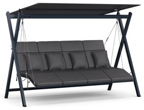 FlexiSwing, hollywoodi hinta, 4 üléses, állítható háttámla, napellenző, időjárásálló