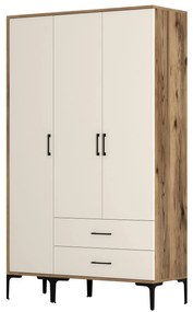 Ruhásszekrény Kiara ST (dió + krém). 1088346