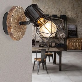 Globo 54017W-1 - PRISKA fali spotlámpa 1xE27/60W/230V