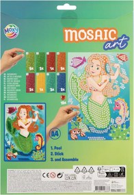 Sellő Beauty csillámos habszivacs mozaikos kreatív szett