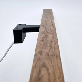 Brilagi-LED Fürdőszobai tükörmegvilágítás WOODY MIRROR LED/15W/230V IP44 tölgy/fekete