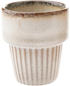 4 db Rustik kerámia bögre szett 100 ml, bézs
