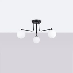 Sollux SL.1662 - Csillár rúdon ASTRAL 3xG9/8W/230V fekete