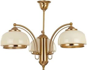 ALFA 10443 LORD Mennyezeti Csillár Ekrü, Patina E27 IP20
