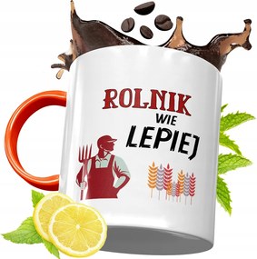 Narancssárga Bögre Gazdáknak Ajándék fényképes nyomtatással