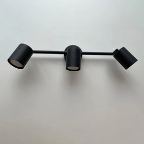 Fekete fém LED spotlámpa 8x42 cm Vano – Fischer &amp; Honsel