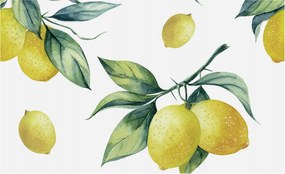 Fotótapéta Flizelin Dekoratív Hálószoba Citrom motívum 416x254