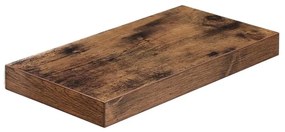 SHELFY barna fali polc