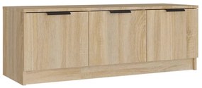 sonoma tölgy színű szerelt fa TV-szekrény 102 x 35 x 36,5 cm