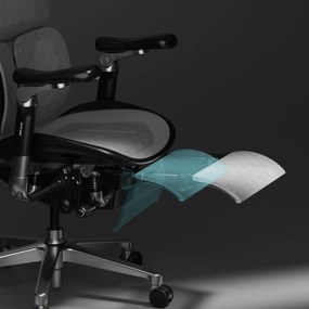 BRAVE V-KINETIC ergonomikus irodai szék: fekete