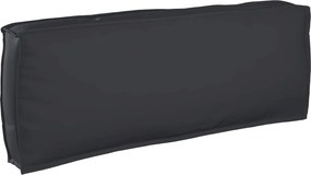 vidaXL Párna Fekete 120 x 40 x 12 cm Oxford Szövet