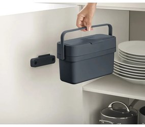 Compo fekete-kék komposztálható hulladék gyűjtő, 4 l - Joseph Joseph