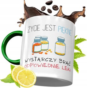 Zöld Bögre Ápolónőnek Tökéletes Ajándék fényképes nyomtatással