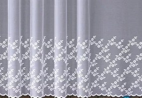 Mg Függöny jacquard 611/36 Fehér magasság 250cm lengyel 0,5m