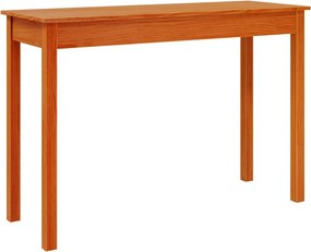 vidaXL viaszbarna tömör fenyőfa tálalóasztal 110 x 40 x 75 cm