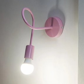 Fali lámpa OXFORD 1xE27/15W/230V rózsaszín