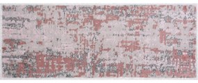 Rózsaszín-szürke pamut lépcsőszőnyeg szett 16 db-os 25x65 cm Milano Pembe – Vitaus