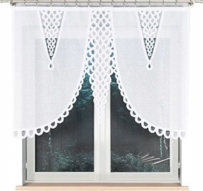 Fehér jacquard kész panel kész jacquard függöny 120x160 mintával