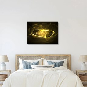 Modern absztrakt kép (üvegen) (70x50 cm)