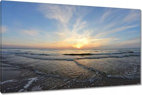 Vászonkép 120x70 Naplemente a tengerparton