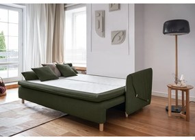 Zöld kinyitható kanapé 207 cm Simon – Miuform