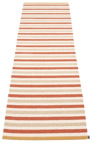 Téglavörös-krémszínű kültéri-beltéri futószőnyeg 70x240 cm Teo Brick – Pappelina