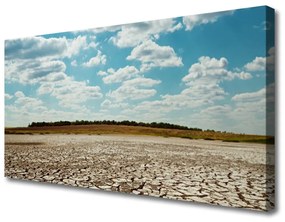 Vászonfotó Fekvő sivatagi homok 120x60 cm