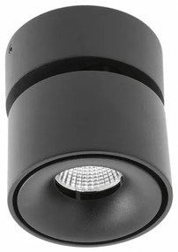 Lámpa Mennyezeti BIANCO 8W, 680lm, AC220-240V,50/60 Hz,Ra≥80,IP20,36°,2700/3300/4000K, kör, fekete