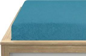 Froté gumis lepedő EXCLUSIVE sötét türkiz 90 x 200 cm