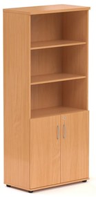 Visio magas szekrény 80 x 38,5 x 183,5 cm, bükkfa