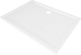 Mexen Flow téglalap alakú slim zuhanytálca 95 x 90 cm, fehér fényes - 46R109095