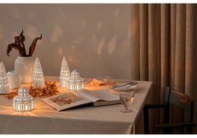 Lighthouse fehér karácsonyi kerámia gyertyatartó, ø 9 cm - Kähler Design